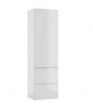 AQUAFORM - słupek łazienkowy wiszący 1D 2S OTTIMA biały połysk 40x140x32  AQ.401-1204011